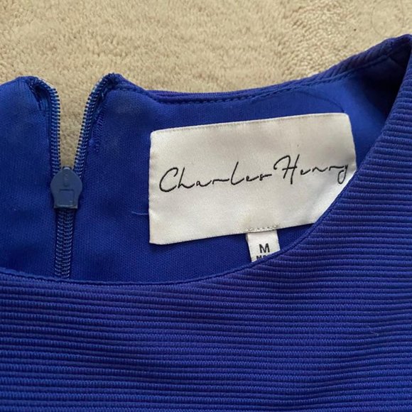 Charles Henry blue dress - Picture 3 of 4